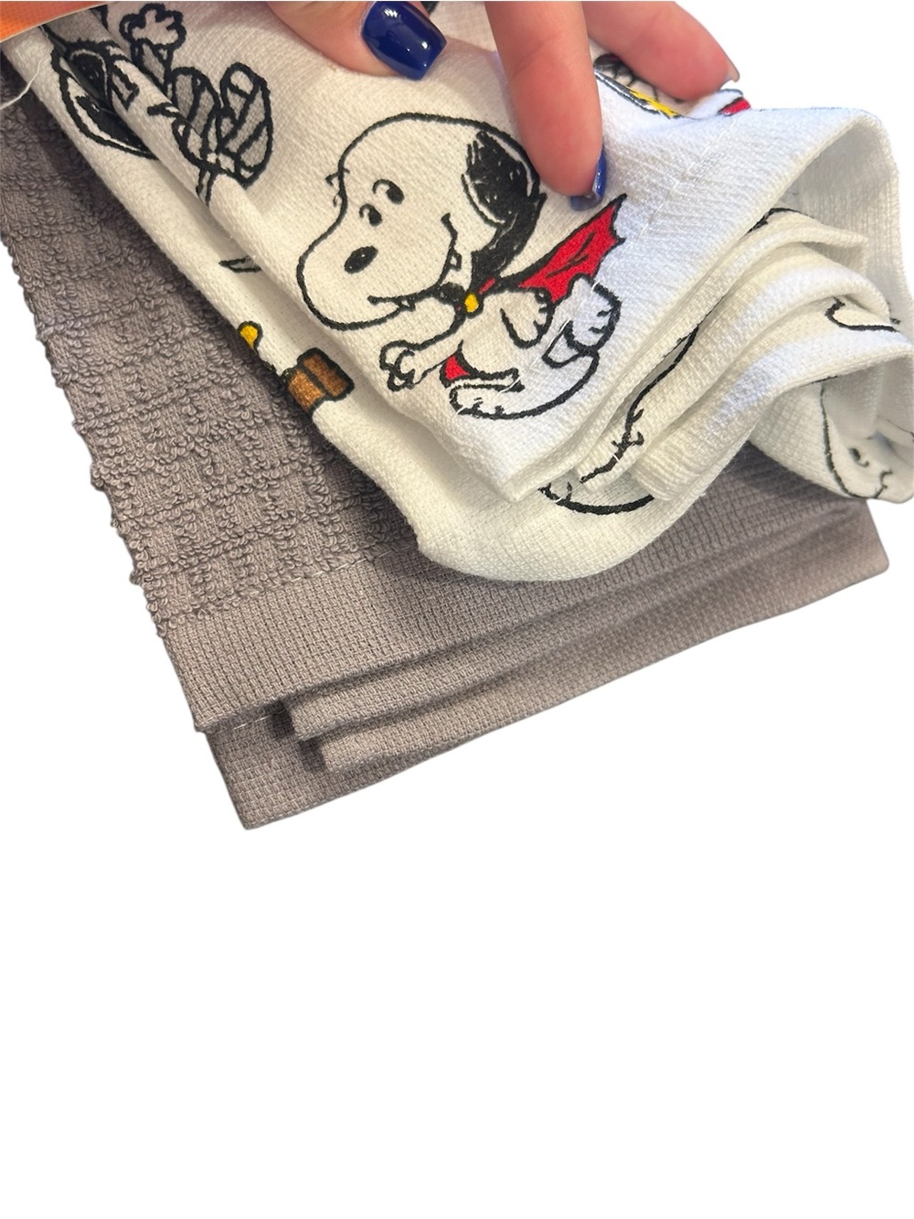 Peanuts Snoopy & Woodstock Halloween Theme Set of 3 Kitchen Towels - Picture 3 of 3